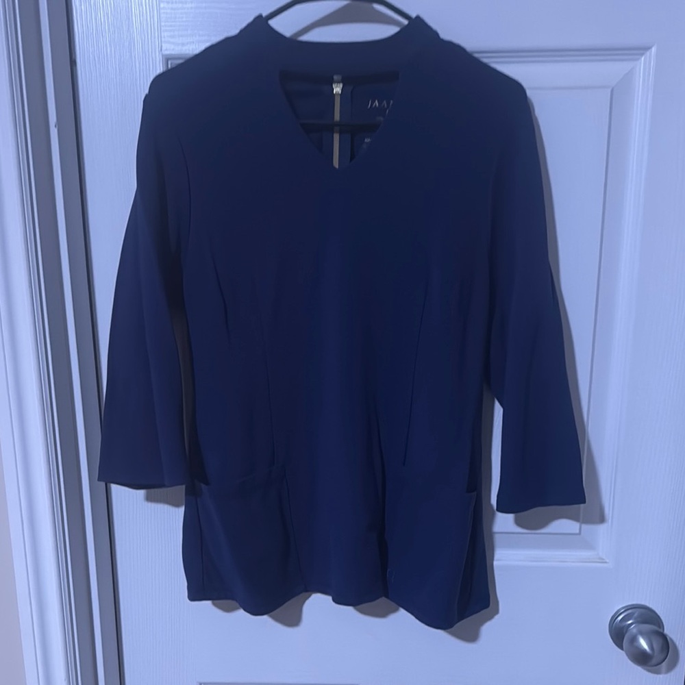 Navy Janus Women's scrub Top